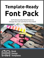 Template-Ready Font Pack