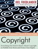Self-Publisher’s Quick & Easy Guides — Copyright