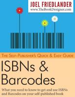 Self-Publisher’s Quick & Easy Guides — ISBNs & Barcodes